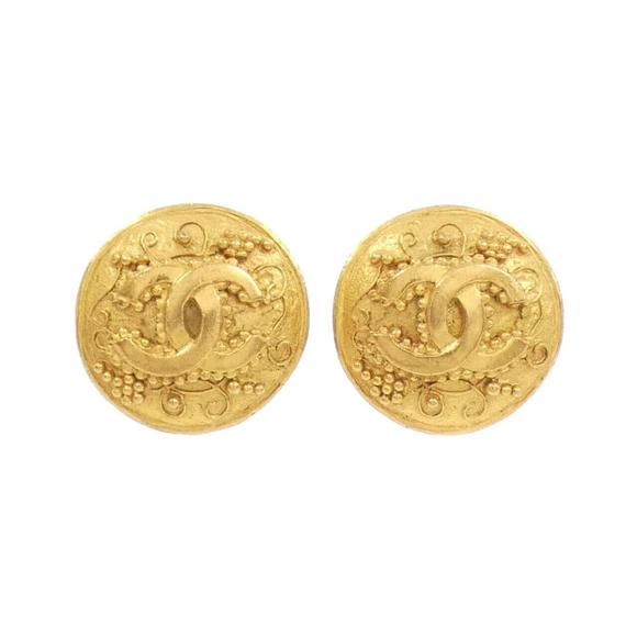CHANEL Authentic Gold Earrings